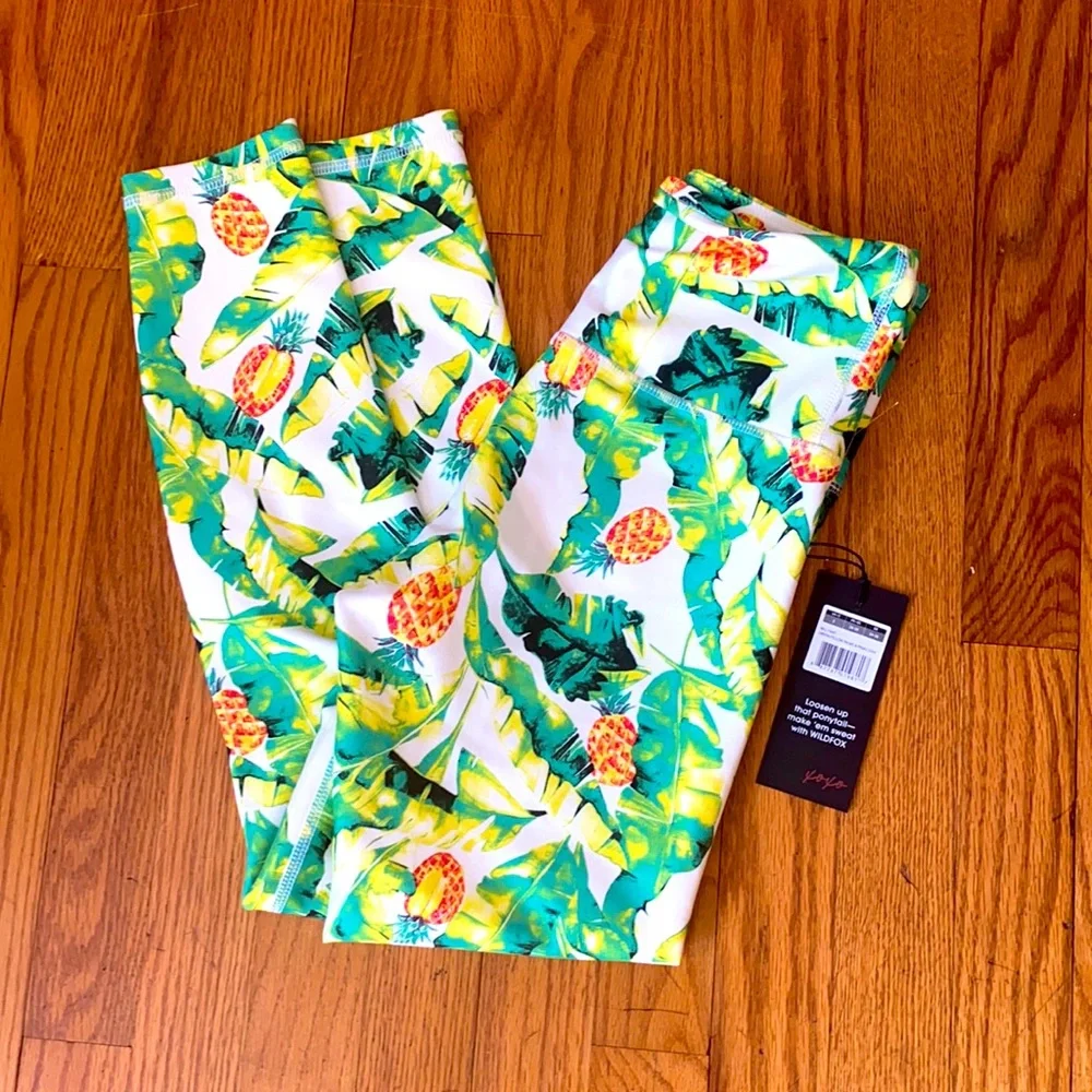NWT Wildfox Palms & Pinas size small leggings size small - Picture 1 of 4